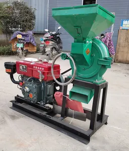 Small corn flour hammer mill crusher maize milling machine small rice electric corn and wheat milling machine