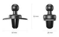 Outil universel de support et de fixation pour les aérations. Support de téléphone portable spécifique aux voitures pour une utilisation dans les véhicules