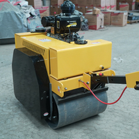 Compacteur vibrant à double tambour à moteur diesel 110 kW, haute efficacité, mini-compacteur hydraulique pour asphalte, routes, pelouses et sols