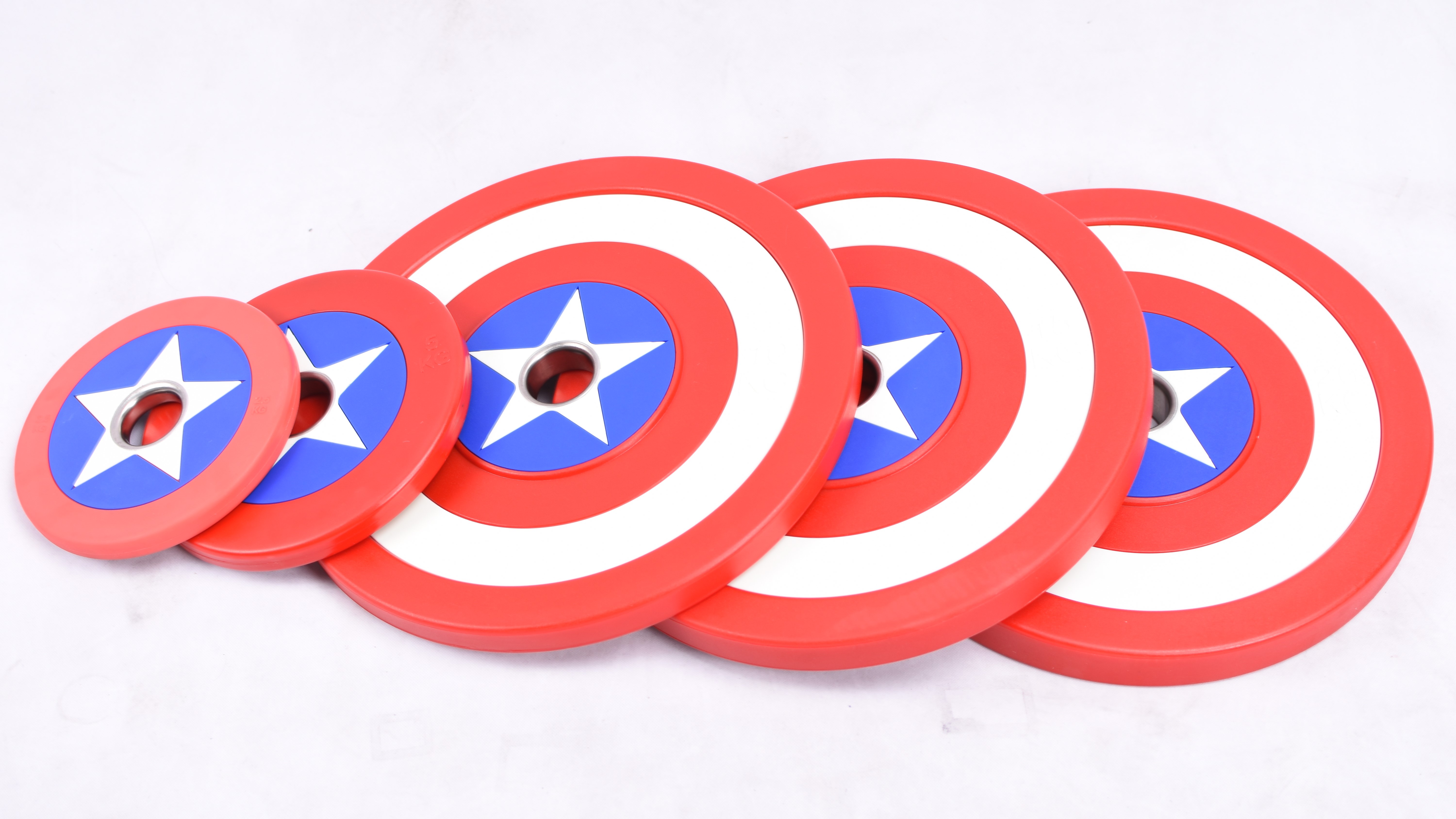 Captain America Bumper Plates