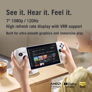 Asus Rog Ally เครื่องเล่นเกมพกพาขนาด 7 นิ้ว หน้าจอ FHD 120Hz Ryzen Z1 Extreme แรม 16GB SSD 512GB หน้าจอสัมผัส - Product Image 6