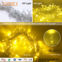 TOPREX 220V Guirlandes lumineuses LED de Noël commerciales, sécurité, pluie, vente chaude, 6,5 pieds, 10 pieds pour les mariages en plein air, indice de protection IP65