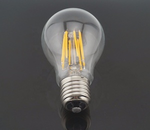 หลอดไฟไส้หลอด <span class=keywords><strong>LED</strong></span> A19/A60หรี่แสงได้หลอดไฟสีขาวอบอุ่นใช้แทนหลอดไฟ DC12V สามารถหรี่แสงได้24โวลต์