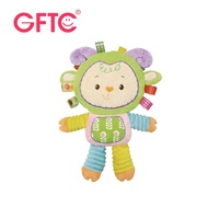 Sucette pour bébé en peluche douce et colorée personnalisée et confortable Jouet en peluche durable Jouets pour animaux de compagnie conçus pour les fêtes