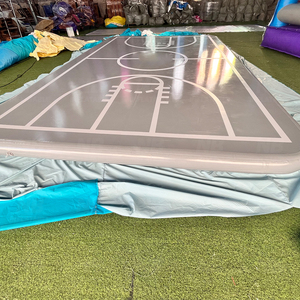 Tapis de gymnastique gonflable en PVC personnalisé pour terrains de basketball extérieurs et usage en salle de sport - Tapis de gymnastique gonflable DWF imperméable pour la gymnastique - Product Image 5