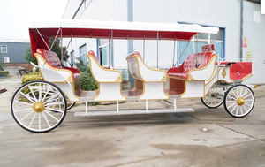 Vehículo Eléctrico sin Caballos Estilo Clásico de Lujo para Turismo, Tipo Carruaje Victoria, para Negocios, Gran Venta - Product Image 3