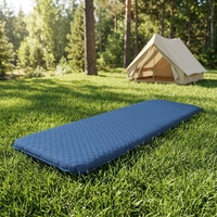 Matelas Gonflable Automatique en PVC de Haute Qualité, Confortable, en Microfibre, Portable, Facile à Ranger pour la Randonnée, l'Escalade, 4 Saisons, 1-2 Personnes