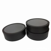 Boîte ronde extra large en carton, ensemble de boîtes cadeaux rondes avec 3 couvercles transparents en PVC, boîte à fleurs et emballage pour seau à fleurs