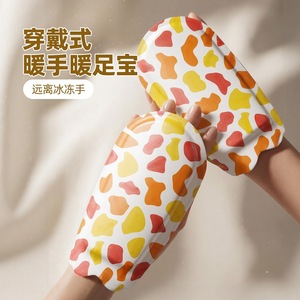 Chauffe-mains portable grande taille, compresse chauffante aux herbes pour les mains, les poignets et les pieds, chaleur hivernale - Product Image 5