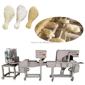 Direct Selling Breading and Coating Machine Systems Commercial Industrial Bread Crumb Coating Breaded Products Manufacturing