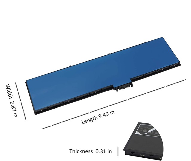 7.4V 36wh HXFHF Replacement Laptop Battery Compatible with Dell Venue 11 Pro 7130 7139 7310 Tablet Battery VJF0X VT26R XNY66