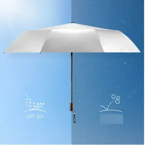 Portable Mini 5 Folding Umbrella UV Protection Sun And Rain Umbrella With A Case