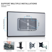 10.1 ~ 21.5 pouces IP65 industriel tout en un écran tactile de résistance PC X6425E Vesa sans ventilateur/panneau industriel à montage mural