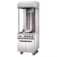 Commerciale Gas Shawarma Grill per ristoranti verticale Kebab rosticceria 304 acciaio inossidabile - Product Image 3