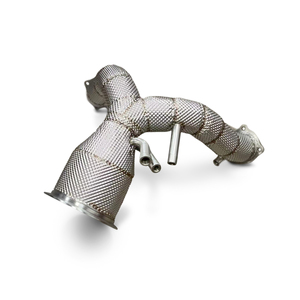 Pour Audi Q8 3.0T 2021-2024 avec bande de tuyau de descente isolée OPF/DPF catalyseur haute Performance d'échappement réglage Performance de course - Product Image 2
