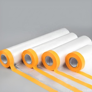 Film de protection transparent en acrylique PE, imperméable et antidérapant, pour la rénovation de la maison, la peinture, la protection contre la poussière, film de masquage, utilisation automobile - Product Image 5