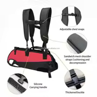 Multifunktionaler Tragbarer Neuer Hunde-Rucksack für Outdoor-Radfahren Wandern Hundetransport Tägliche Kurze Spaziergänge Reisen Tragetasche