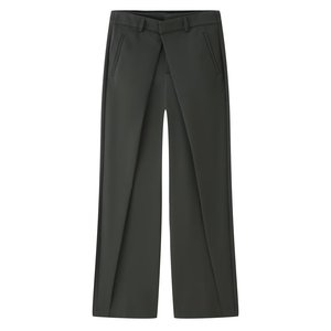 Pantalones Anchos Plisados de Cintura Alta para Mujer, Estilo Relajado, con Caída Fluida, Personalizados 2026, OEM/ODM, Pantalones Casuales Vintage - Product Image 2