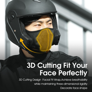 WEST BIKING Masker Ski Musim Dingin 3D Penutup Setengah Wajah untuk Bersepeda Sepeda Motor Pelindung Telinga Termal Perlengkapan Olahraga <span class=keywords><strong>Filter</strong></span> Debu - Product Image 4