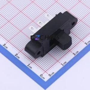 S602031TS03Q Slide Switch Through hole Switch Double Pole Double Throw Rectangle Pin Header Solder Tab Through Hole - Product Image 2