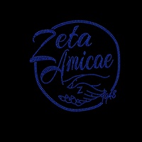 Transferts en strass personnalisés Zeta Amicae 1948, vente en gros, patchs thermocollants en verre à dos plat pour vêtements de sororité