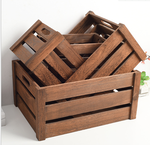 Scatola portaoggetti in legno massello su misura, stile retrò, con intagli, per l'organizzazione domestica e la conservazione degli oggetti. - Product Image 3