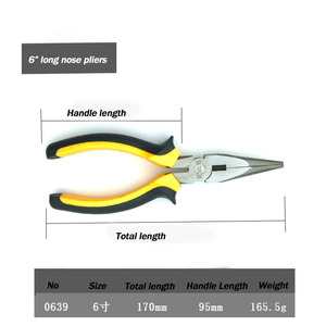 Nhiệm vụ nặng nề vỉ ngành công nghiệp đóng gói cách điện hữu ích 6 "7" 8 "<span class=keywords><strong>Lineman</strong></span> kết hợp kìm Set dụng cụ cầm tay - Product Image 3