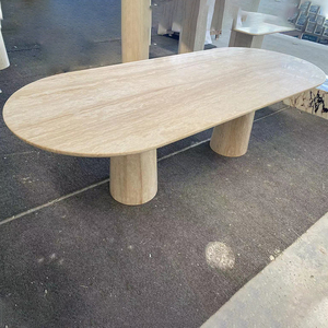 Đồ Nội Thất Bằng Đá Thủ Công Bàn Ăn Đẹp Thiết Kế Không Gian Bàn Cạnh Tùy Chỉnh - Product Image 4