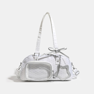 Bolso Ita Personalizado con Doble Ventana Transparente en Forma de Estrella, Detalle de Lazo, Estilo Kawaii Lolita, Inspirado en el Anime - Product Image 5
