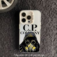 Coque de téléphone élégante et tendance avec impression IMD UV CP Company, anti-chute, antichoc, pour iPhone 16 15 14 13 12 11 Pro Max Plus
