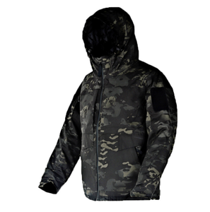 DF0316 Abrigo Impermeable para Hombre, Gabardina Gruesa y Cálida de Felpa, Abrigo Táctico de Camuflaje, Abrigo de Invierno de Algodón Consul M65 para Exteriores - Product Image 4