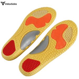 Plantillas ortopédicas para correr para niños con soporte de arco alto para deportes Cojín de espuma viscoelástica Talón de gel para alivio de la fascitis plantar - Product Image 2