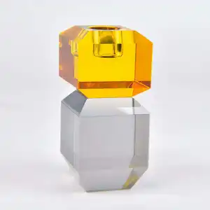Portacandele in cristallo moderno personalizzato, portacandele,