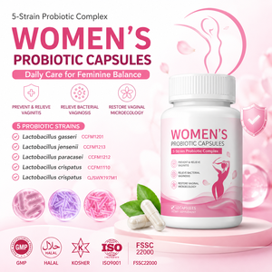 Capsules de Probiotiques en Gros Formule Complexe <span class=keywords><strong>Lactobacillus</strong></span> <span class=keywords><strong>Gasseri</strong></span> CCFM1201 OEM pour Prévenir et Soulager la Vaginite avec Brevet - Product Image 1
