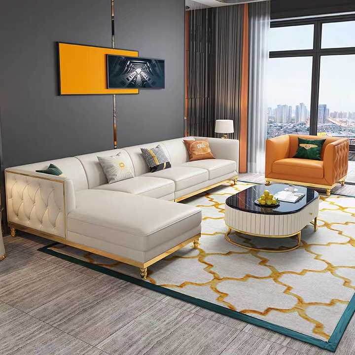 Cheap Living Room Furniture Sofas Sectionals Leather Sofa Set New