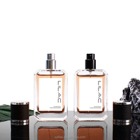 Flacon de parfum personnalisé de 50 ml, flacon de parfum de luxe, flacon en verre vide, emballage
