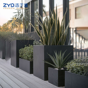Jardinière haut de gamme en acier inoxydable pour projets d'aménagement intérieur et extérieur – Pot de jardinage de luxe - Product Image 3