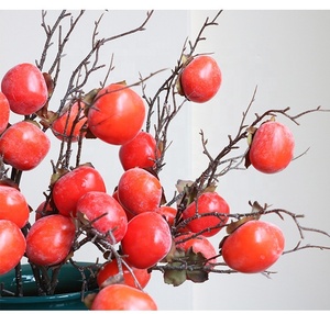 KEWEI 691 Fruta Artificial al por Mayor, Caquis de Espuma, Fruta Artificial, Bonsái de <span class=keywords><strong>Caqui</strong></span> para Decoración del Hogar - Product Image 5
