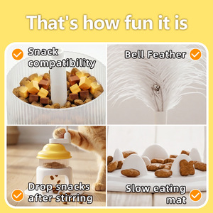 新款自乐式冻干宠物玩具慢喂碗多功能猫/狗逗玩棒食物分配玩具 - Product Image 3