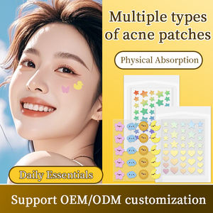 Akne-Pflaster Hydrokolloid Sternform Wasserdicht Leicht Abziehbar Gesichts-Akne-Behandlung Porenreinigung Vegan Freundlich 24 Stück Alle - Product Image 2