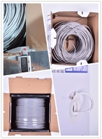 Precio al por mayor de alta calidad Cat5e Cat 5E 24AWG COBRE UTP STP FTP SFTP EXTERIOR Doble PVC/PE Chaqueta Red Ethernet Lan Cable