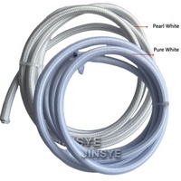 VDE/SAA 2 /3 Core 0.75mm Tissu Lampe Cordon Électrique Rond Pur Blanc Câble Poire Blanc Fil