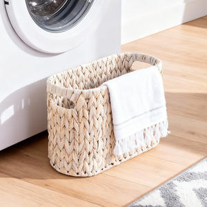 Cesta de Almacenamiento Tejida Bobai, Rectangular, Blanca, Hecha a Mano, Tipo Piso, para Baño, Organizador de Papel Higiénico y Uso en Oficina/Hogar - Product Image 5