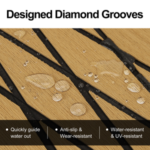 WOOWAVE all'ingrosso di grado marino EVA Foam pavimenta per barche pavimentazioni 6mm di spessore piscina <span class=keywords><strong>mare</strong></span> ponte Pad EVA antiscivolo foglio - Product Image 4