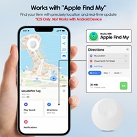 Localisateur intelligent Apple AirTag anti-perte pour animaux de compagnie avec réseau 4G, écologique, garantie 1 an