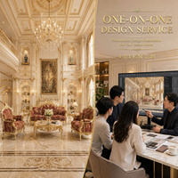Personnalisation de toute la maison, design d'intérieur, service de rendu 3D professionnel, mobilier de villa haut de gamme