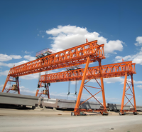 Portique de lancement à double poutre 40t 60t 80t 100t pour la construction de ponts autoroutiers et ferroviaires