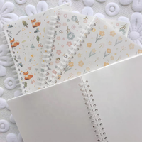 Nouveaux produits Design mignon mémo carnet de notes personnalisé journaux Anime cahier à spirale planificateur livre pour les écoliers
