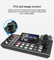 Nuevo NDI HX Live Streaming Ptz Controller Keyboard Joystick para videoconferencia Ptz Control de cámara con cable de control de la RS-232