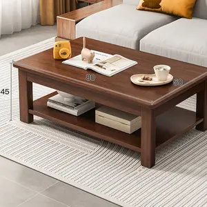 Hot new products Eco Minimalist friendly wooden cheap coffee table with best service for living room